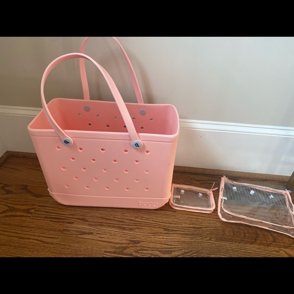 Large Peach Bogg Bag